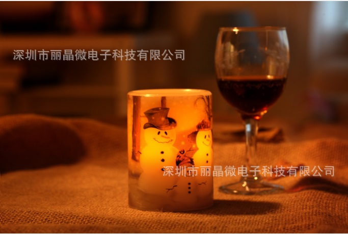 紅外遙控定時電子蠟燭